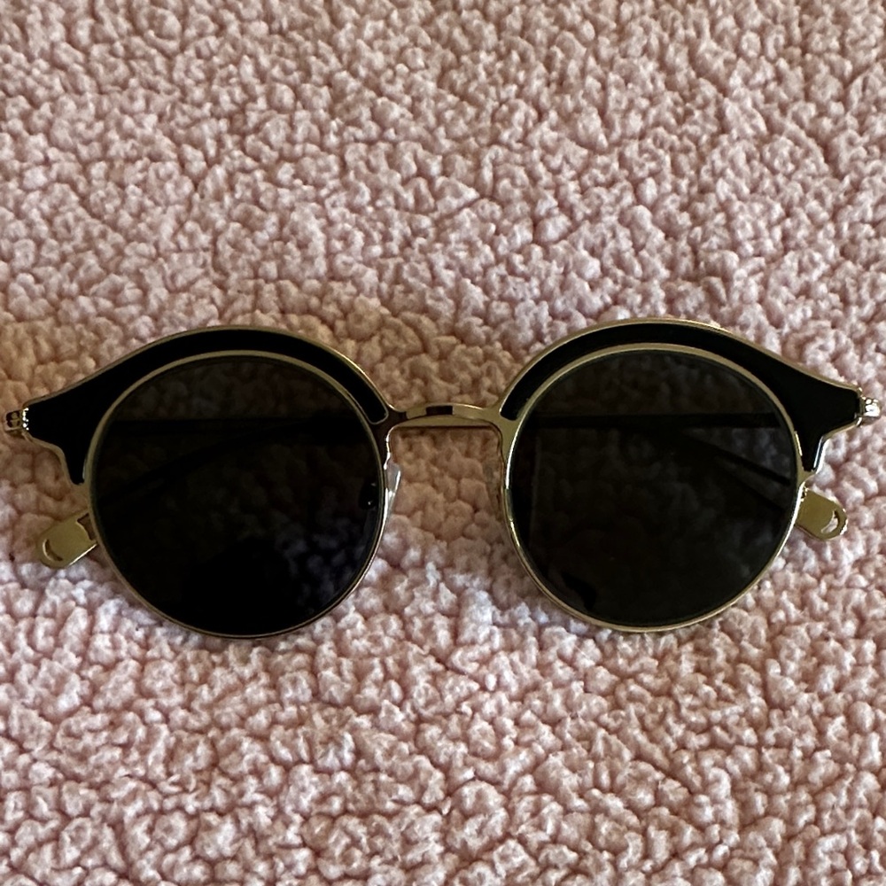 Giorgio Armani AR6071 Stylish Black Round Sunglasses